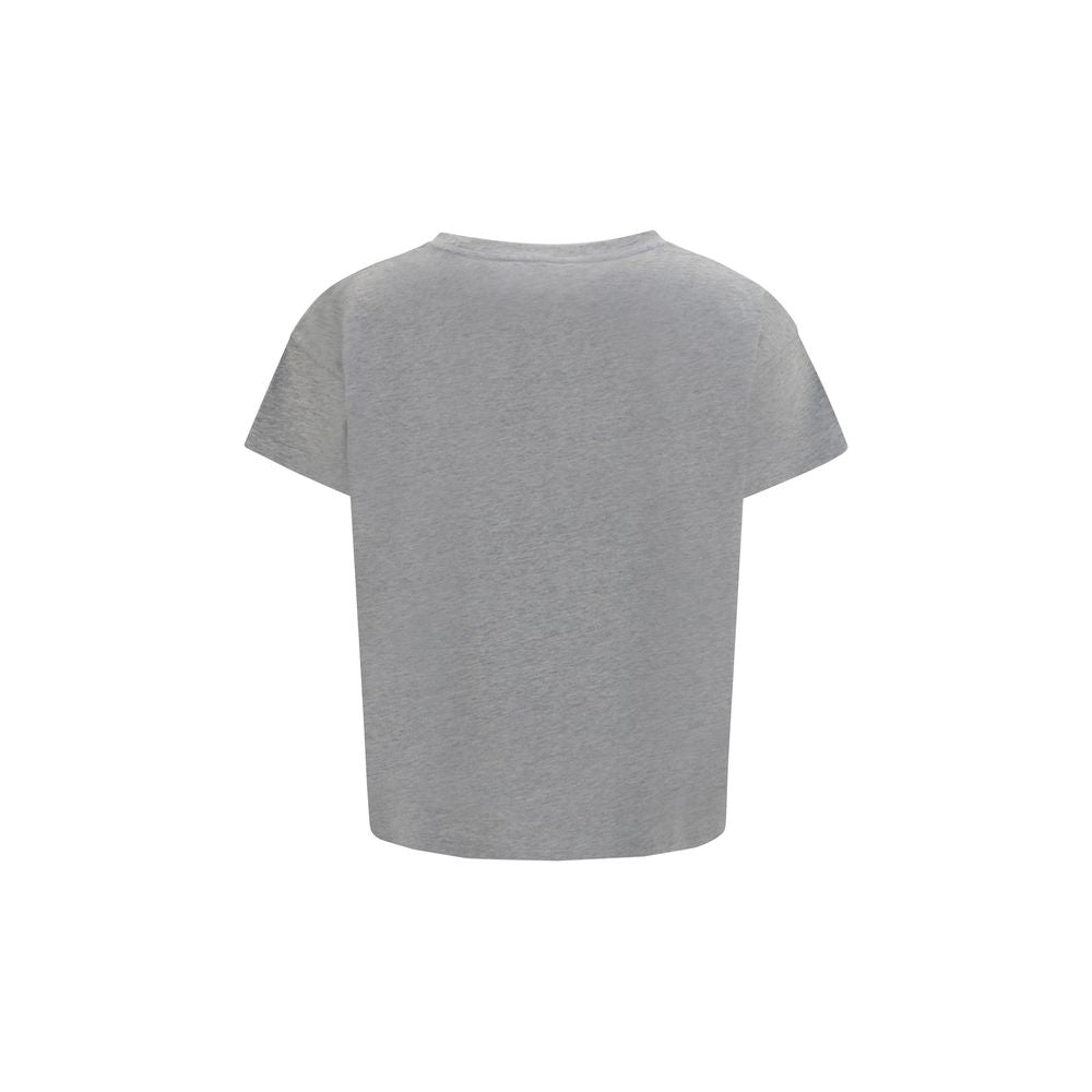 Loulou De Saison Gray Cotton T-Shirt Loulou De Saison