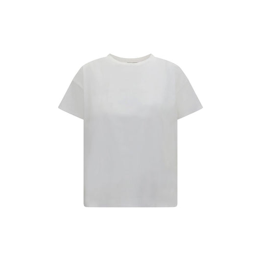 Loulou De Saison White Cotton T-Shirt Loulou De Saison