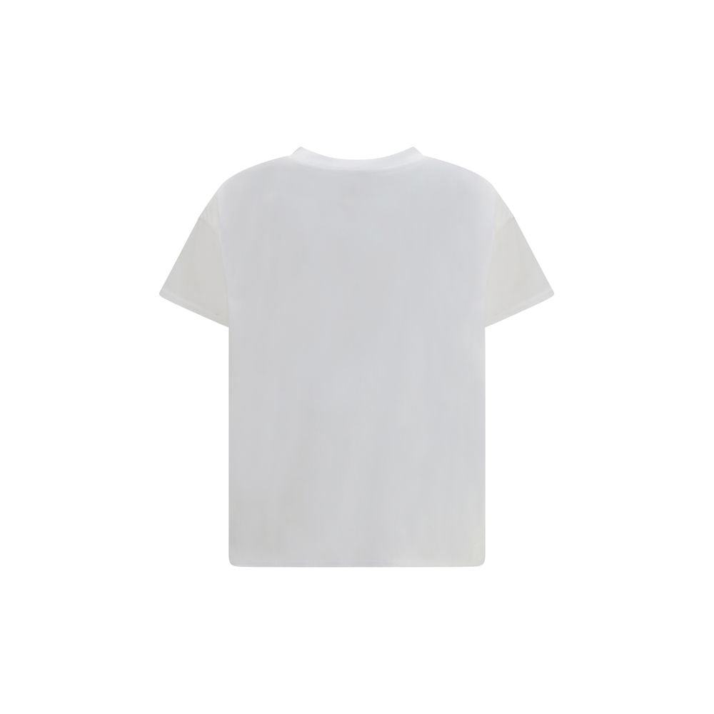 Loulou De Saison White Cotton T-Shirt Loulou De Saison