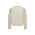 Loulou De Saison White Wool Oves Aries Sweatshirt Loulou De Saison