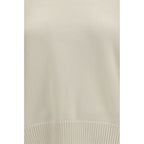 Loulou De Saison White Wool Oves Aries Sweatshirt Loulou De Saison