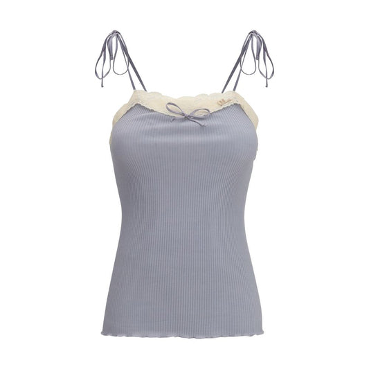 Chloé Blue Cashmere T-Shirt Chloé