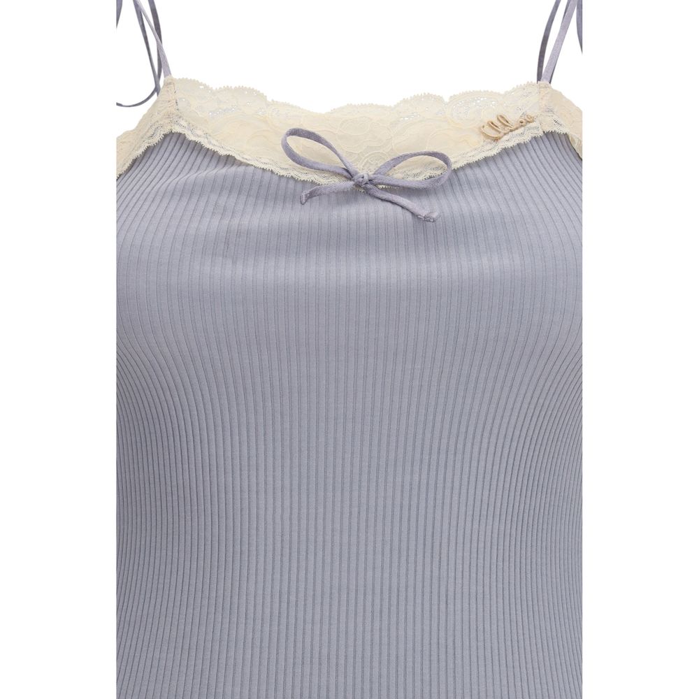 Chloé Blue Cashmere T-Shirt Chloé
