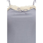 Chloé Blue Cashmere T-Shirt Chloé
