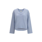 Loulou De Saison Blue Cashmere Sweater Loulou De Saison