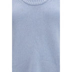 Loulou De Saison Blue Cashmere Sweater Loulou De Saison