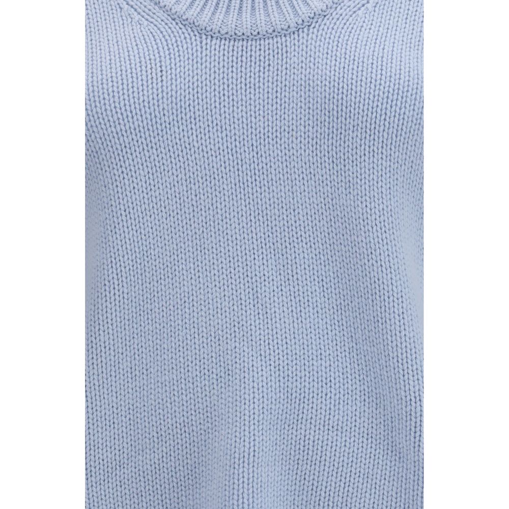 Loulou De Saison Blue Cashmere Sweater Loulou De Saison