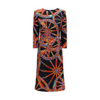 Dolce & Gabbana Multicolor Silk Cocktail Dress Dolce & Gabbana
