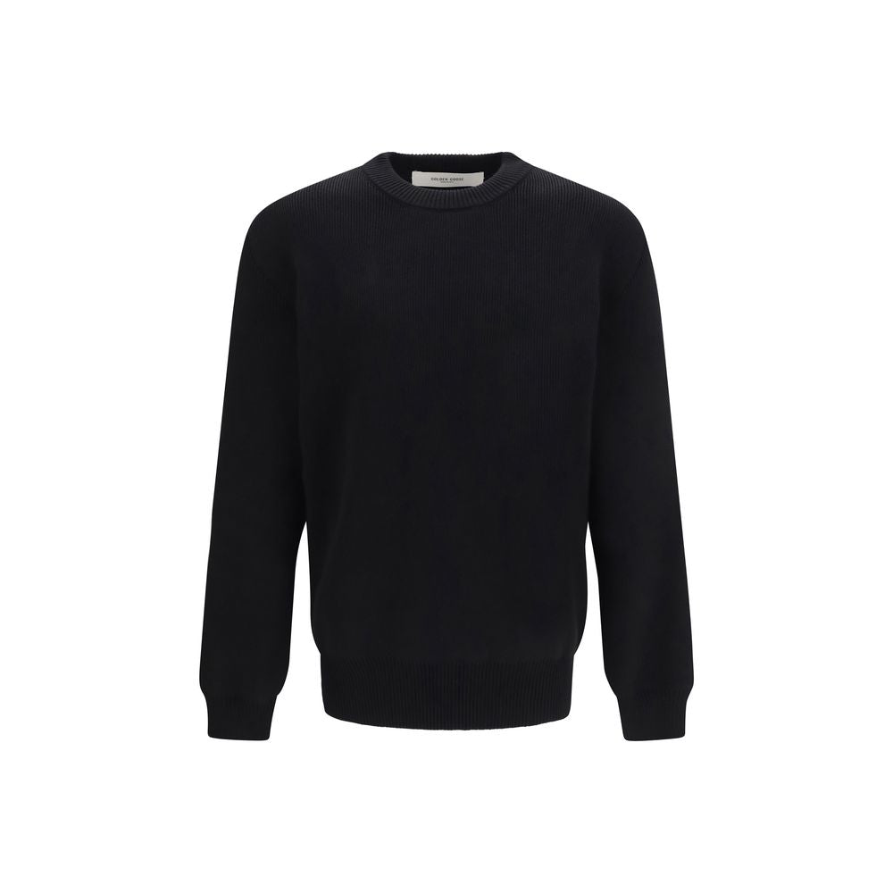 Golden Goose Black Cotton Sweatshirt Golden Goose
