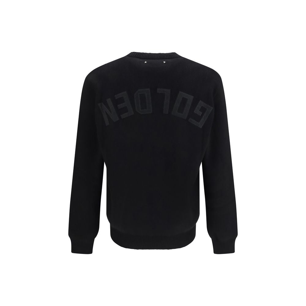Golden Goose Black Cotton Sweatshirt Golden Goose