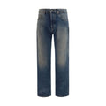 Golden Goose Blue Cotton Relaxed Fit Jeans Golden Goose