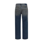 Golden Goose Blue Cotton Relaxed Fit Jeans Golden Goose