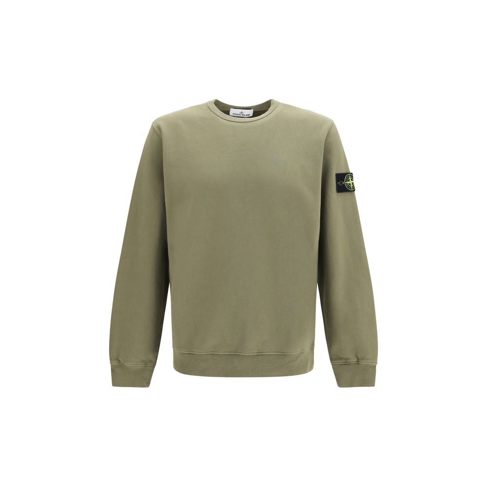 Stone Island Bicolor Cotton Sweatshirt Stone Island