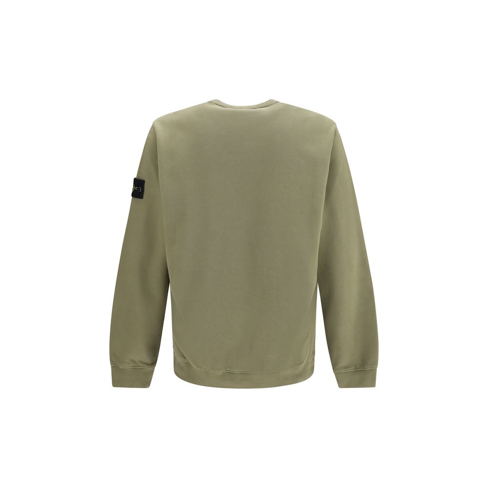 Stone Island Bicolor Cotton Sweatshirt Stone Island
