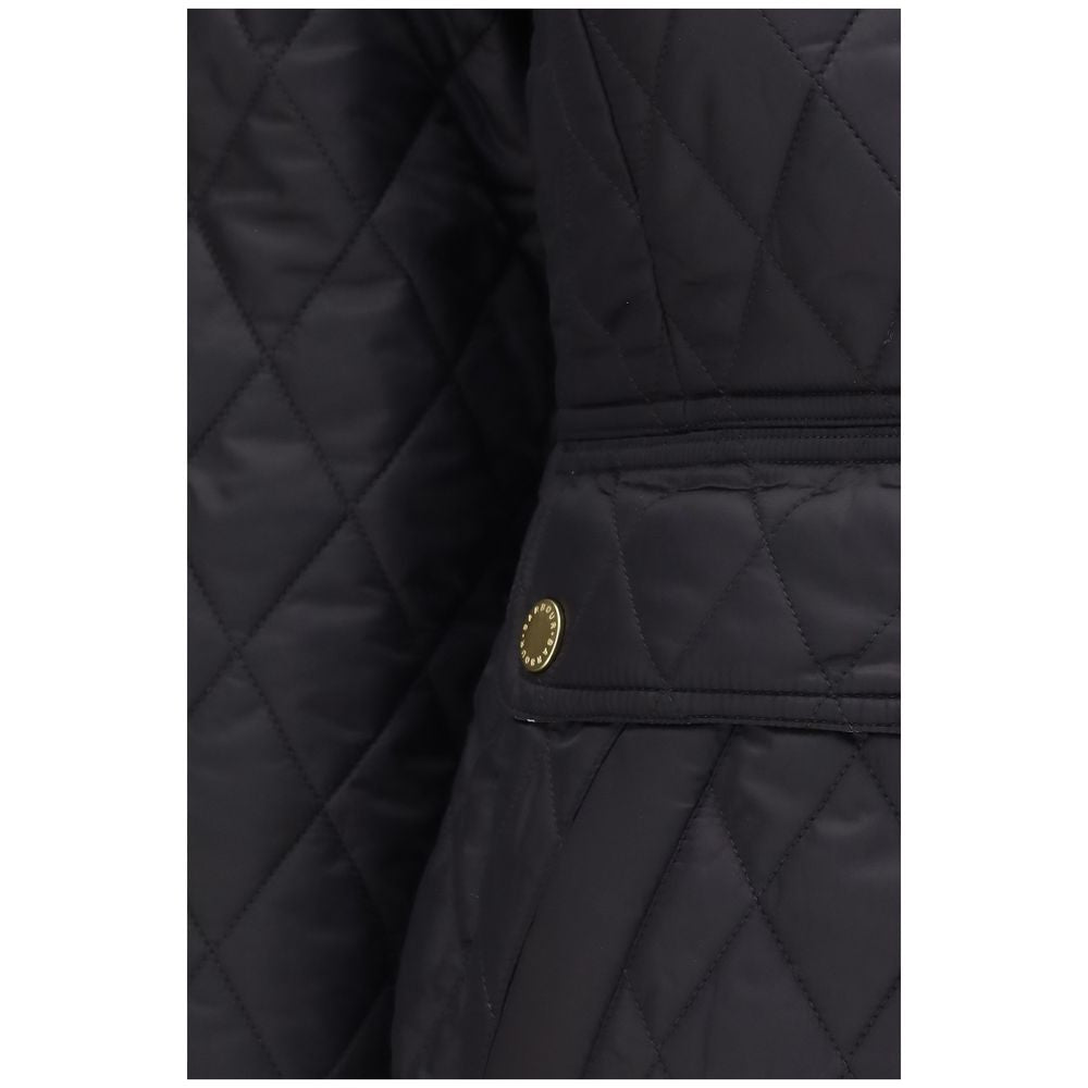 Barbour Black Polyamide Full-Length Jacket Barbour