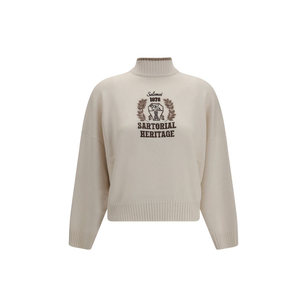 Brunello Cucinelli White Cashmere Sweater Brunello Cucinelli