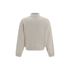 Brunello Cucinelli White Cashmere Sweater Brunello Cucinelli
