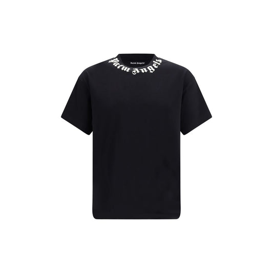 Palm Angels Black Cotton T-Shirt Palm Angels