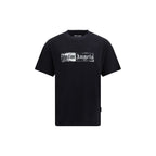 Palm Angels Black Cotton T-Shirt Palm Angels
