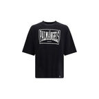Palm Angels Black Cotton T-Shirt Palm Angels