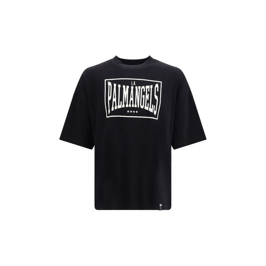 Palm Angels Black Cotton T-Shirt Palm Angels