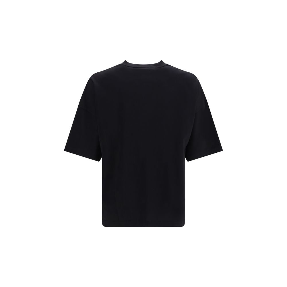Palm Angels Black Cotton T-Shirt Palm Angels