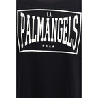 Palm Angels Black Cotton T-Shirt Palm Angels
