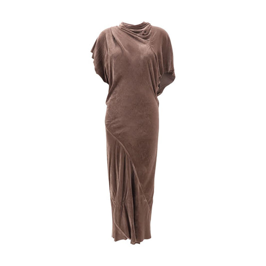 Rick Owens Beige Viscose Casual Dress Rick Owens