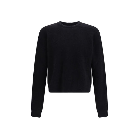 Rick Owens Black Alpaca Vicugna Pacos Sweatshirt Rick Owens