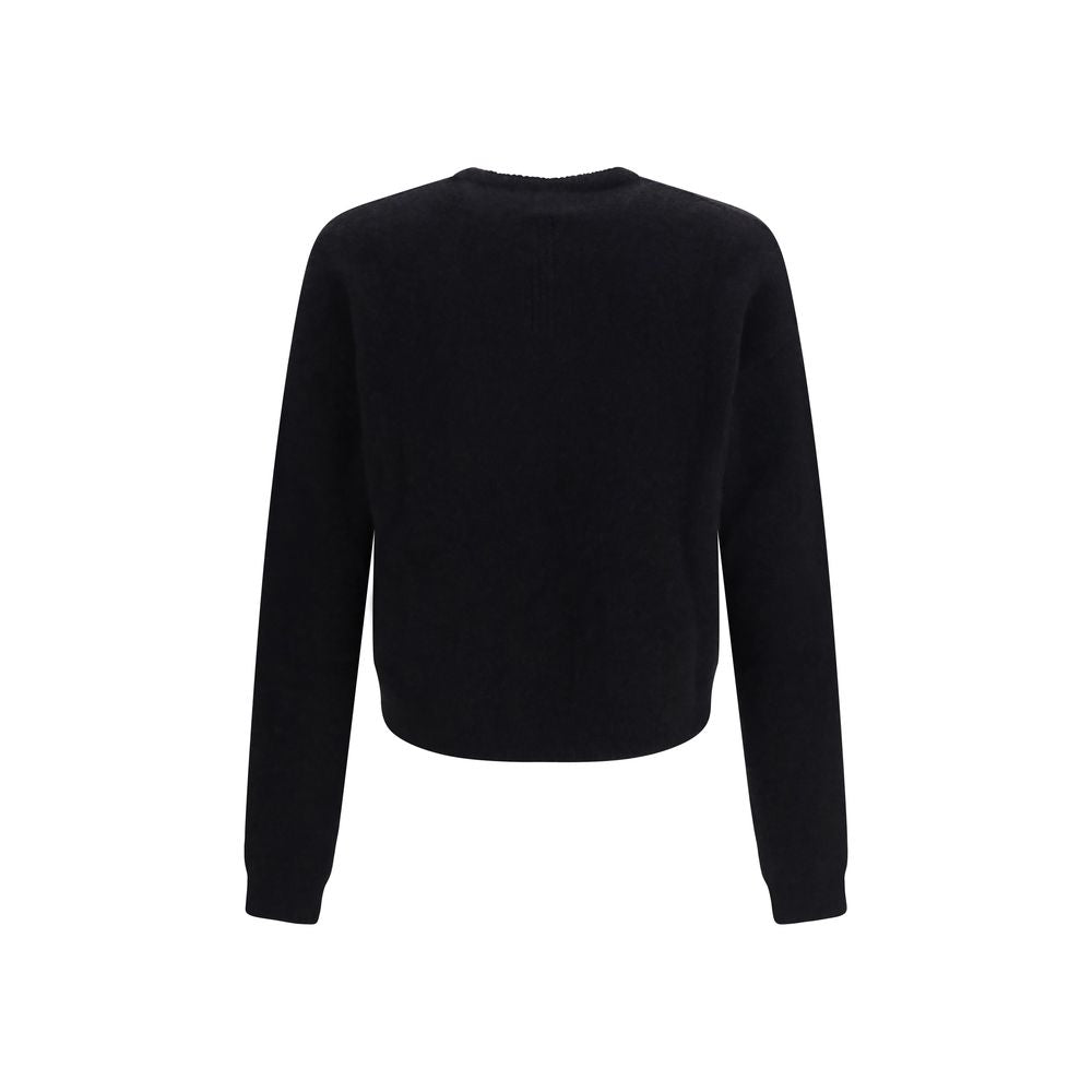 Rick Owens Black Alpaca Vicugna Pacos Sweatshirt Rick Owens