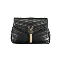 Mario Valentino Nero Polyurethane Women's Bag with Chain Shoulder Strap Mario Valentino