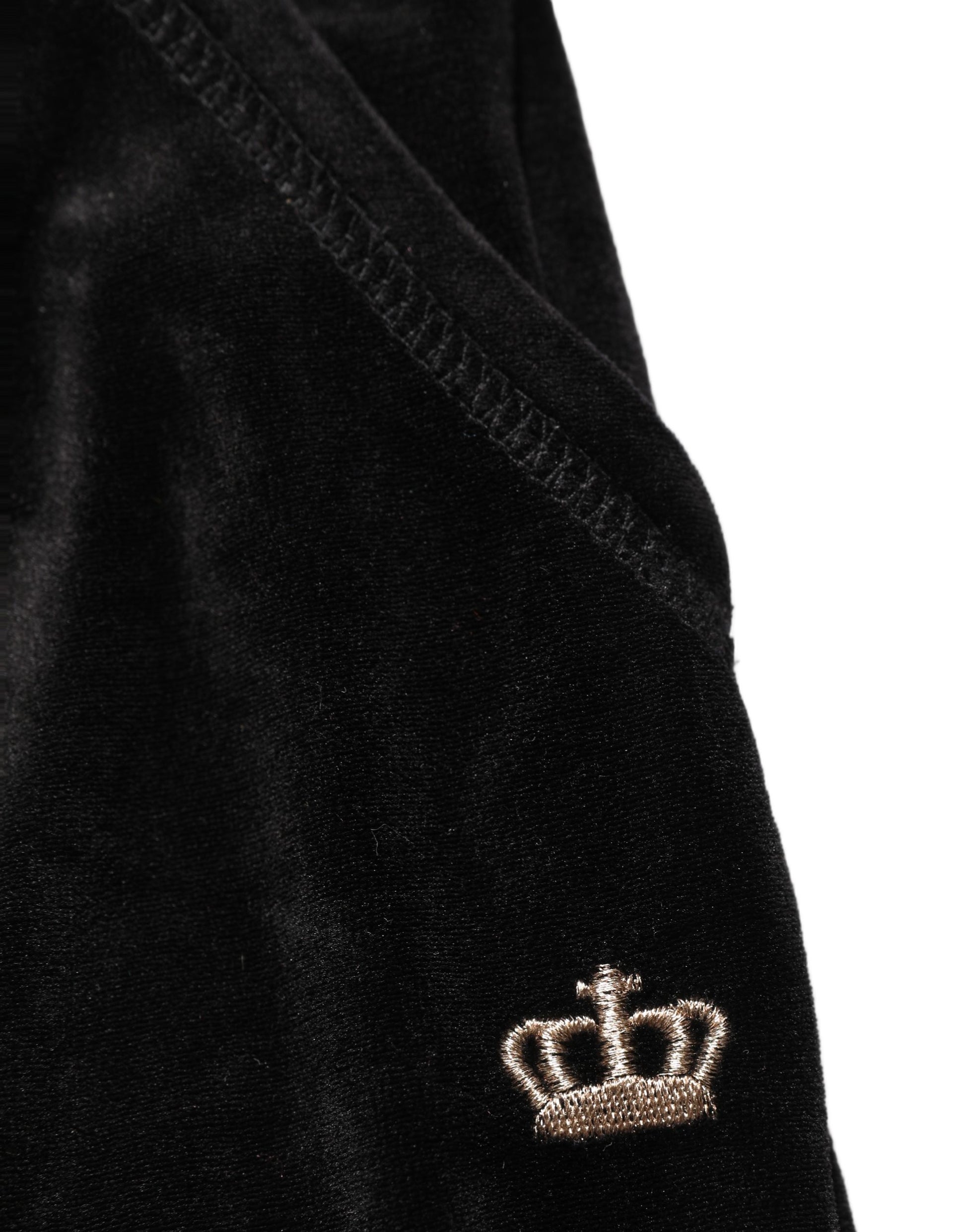 Juicy Couture Dark Gray Mid Waist Tapered Cropped Trouser Pants Juicy Couture