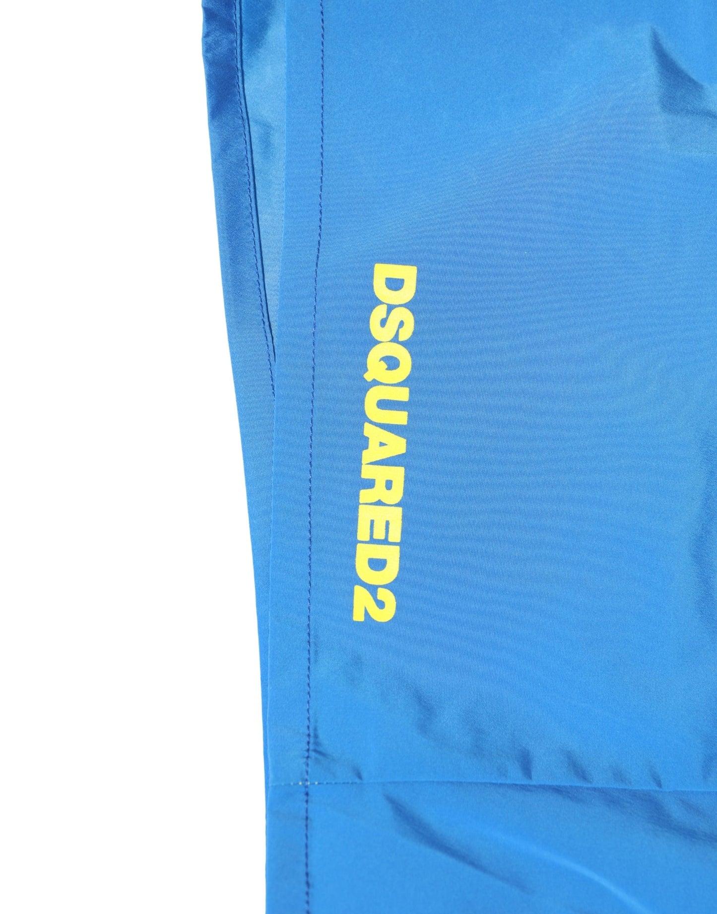 Dsquared² Blue Yellow Floral Boxer Shorts Beachwear Swimwear Dsquared²