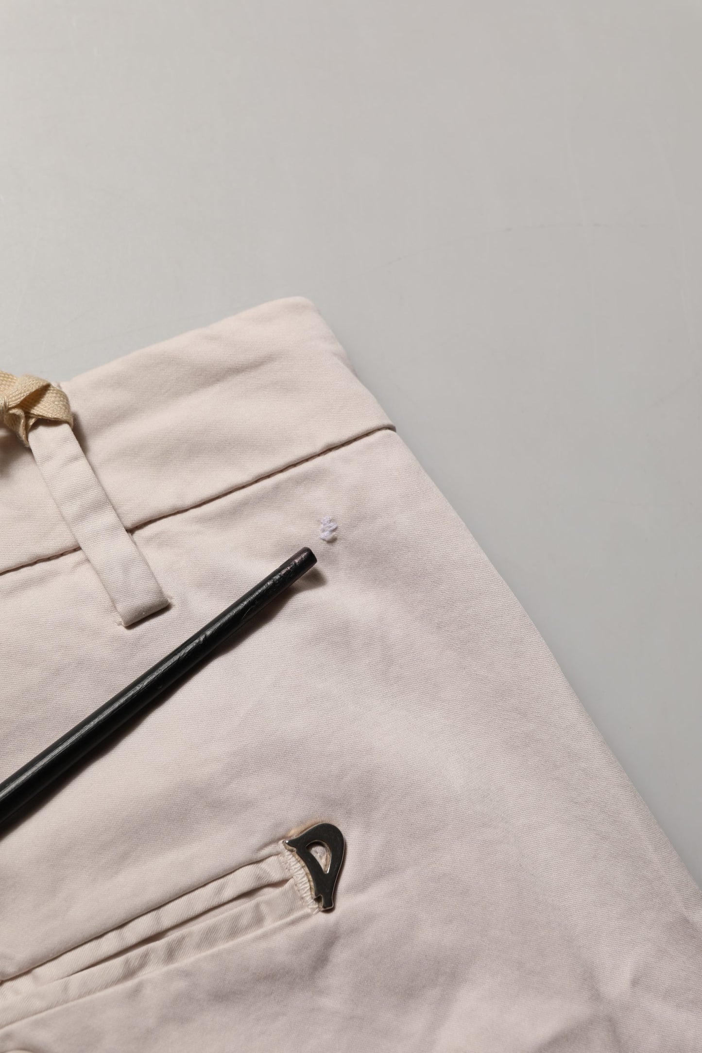 Dondup Beige Low Waist Tapered Women Cropped Trousers Pants Dondup