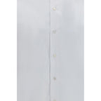 Finamore White Cotton Dress Shirt