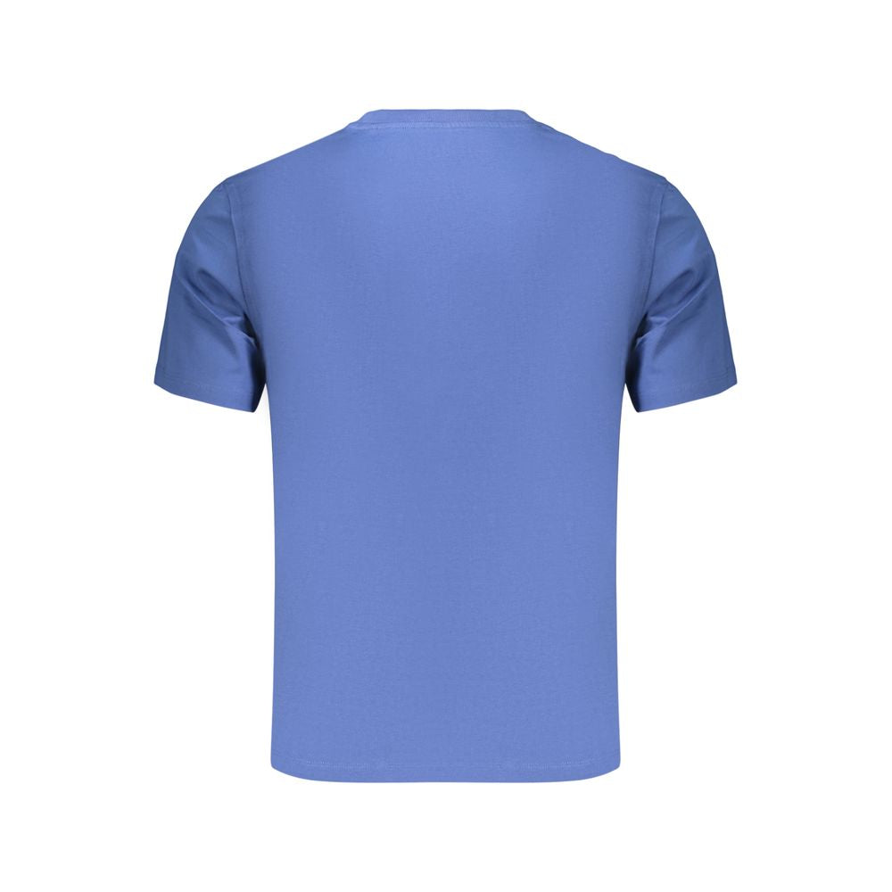 Pepe Jeans men's blue cotton t-shirt with round neckline and short sleeves, casual style for everyday wear.