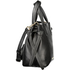 Mario Valentino Black Polyurethane Women's Bag