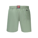 Green Norway 1963 men's swimwear made from Poliammide fabric, featuring a sleek design perfect for swimming and beachwear.
