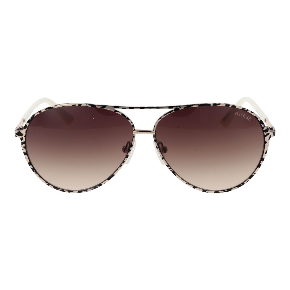 Guess Beige Metal Sunglasses - Eljoys Fashion 