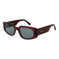 Gant burgundy acetate sunglasses with rounded frames and dark tinted lenses, stylish eyewear for sun protection.