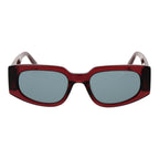 Gant burgundy acetate sunglasses with rounded frames and dark lenses, stylish eyewear accessory.