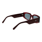 Gant burgundy acetate sunglasses with rounded frames and dark tinted lenses, stylish and trendy eyewear for sun protection.