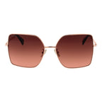 Max Mara Rose Gold Metal Sunglasses - Eljoys Fashion 