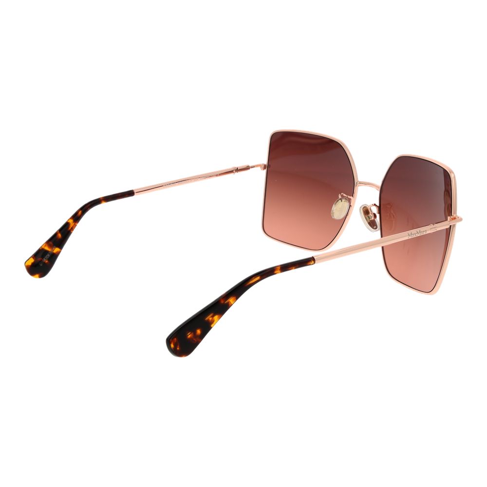 Max Mara Rose Gold Metal Sunglasses - Eljoys Fashion 