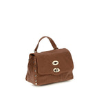 Zanellato Brown Suede Leather Shoulder Bag
