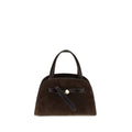Tory Burch Brown Suede Leather Shoulder Bag