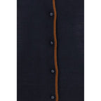 Max Mara Blue Silk Cardigan