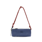 Miu Miu Blue Cotton Shoulder Bag