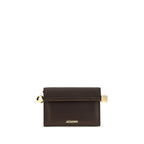 Jacquemus Brown Lamb Ovis Aries Aries Clutch Bag