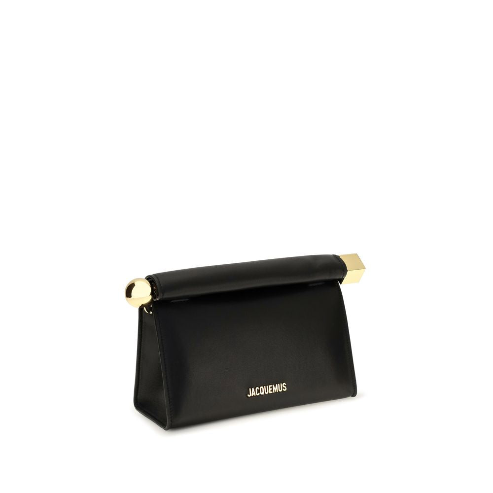 Jacquemus Black Lamb Ovis Aries Aries Clutch Bag